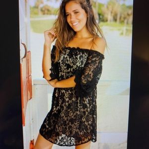 Off Shoulder Lace Dress Brand New